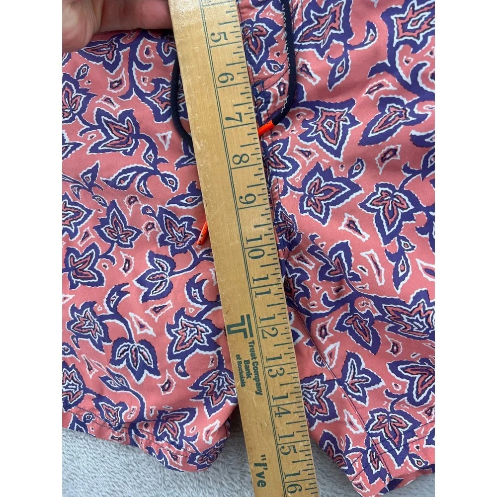 VTG Scotch & Soda Swim Trunks Mens XXL Pink Blue Floral Shorts Beach